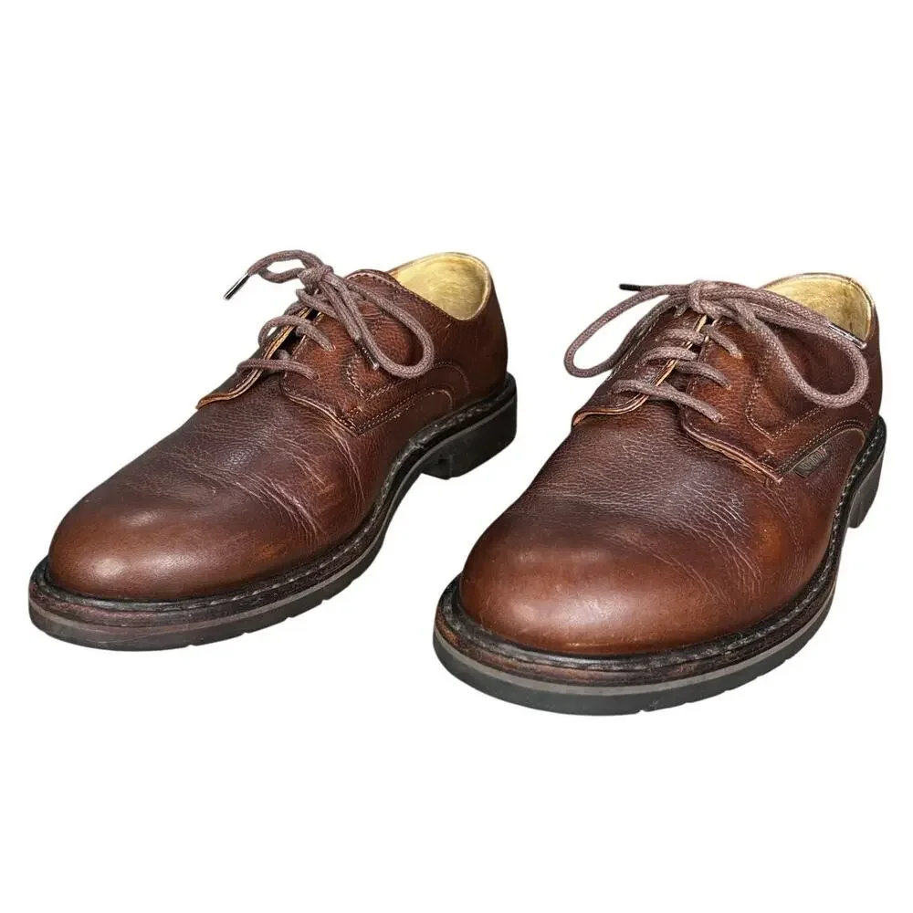 Mephisto Men’s Marlon Brown Leather Lace Up Oxford Size US 6.5